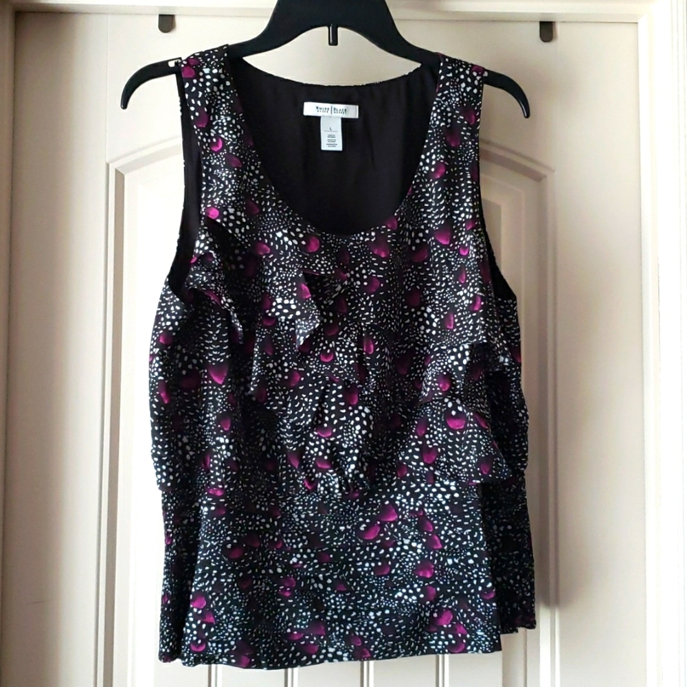 Sleeveless White House Black Market top